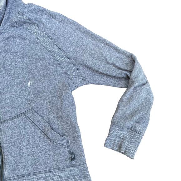 Prana Hoodie Sweatshirt Womens Long Sleeve Stretch Pockets Gray Extra Large - Picture 6 of 15
